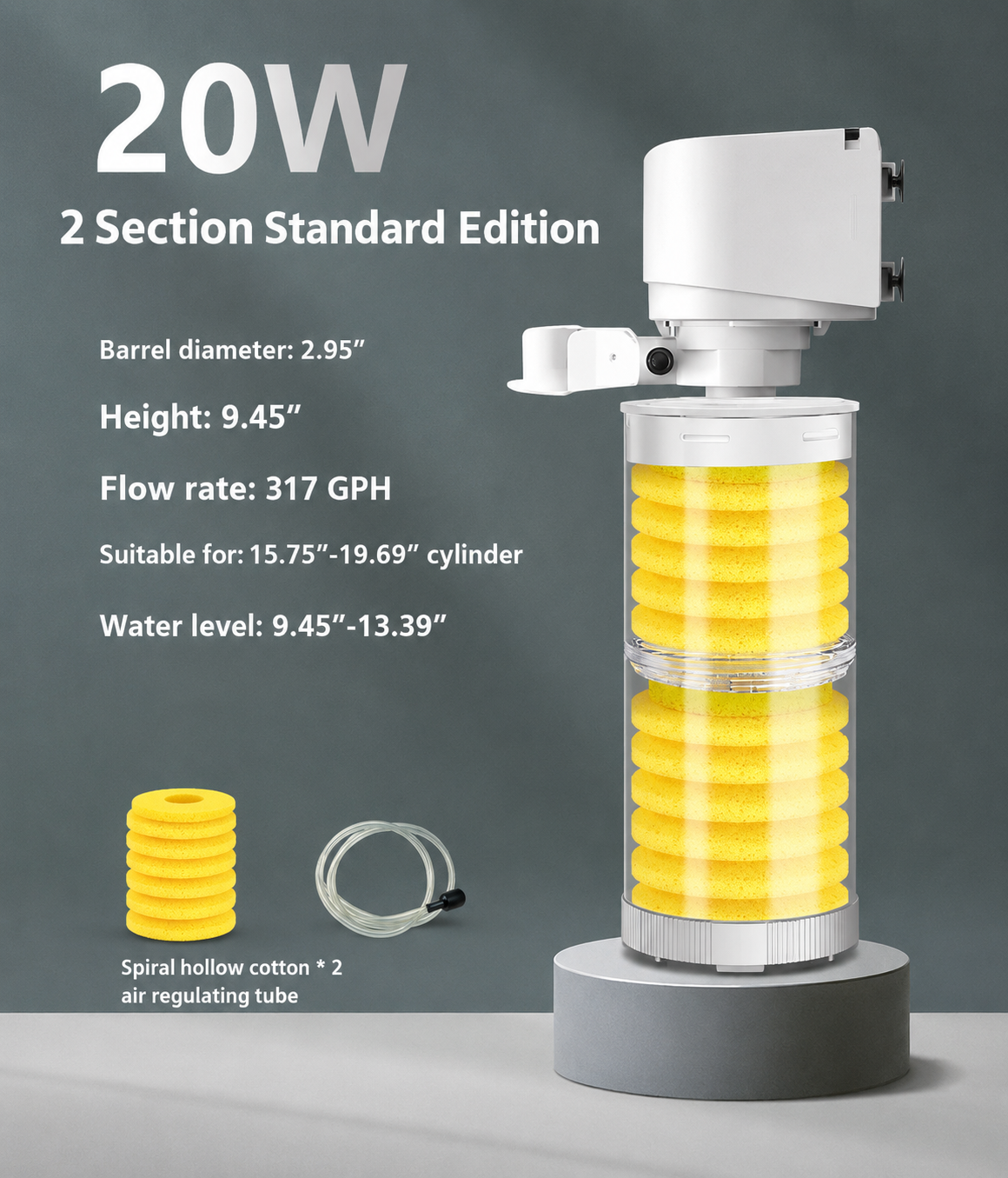 Clear Flow Internal Aquarium Filter