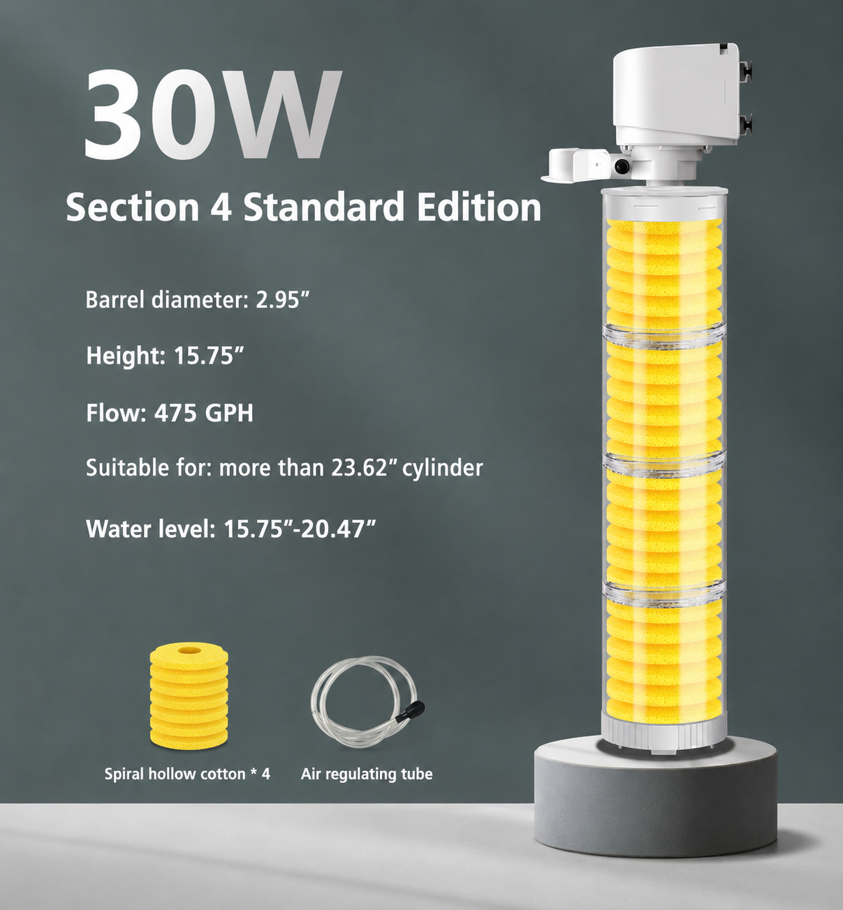 Clear Flow Internal Aquarium Filter