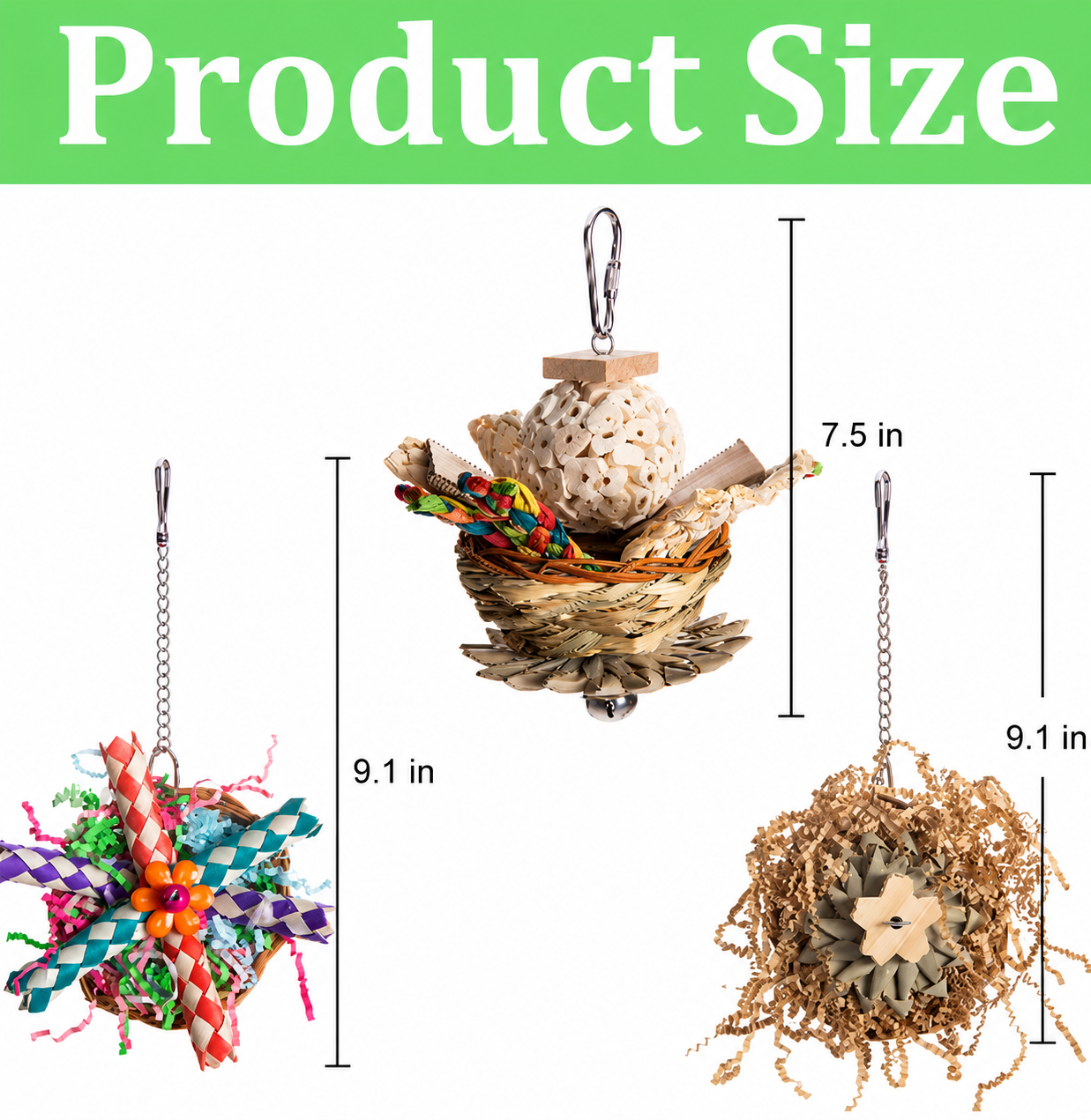 Chew & Play Bird Enrichment Toy