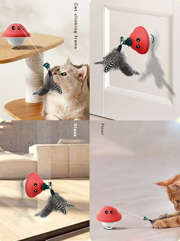 Pounce & Play Suction Cat Toy